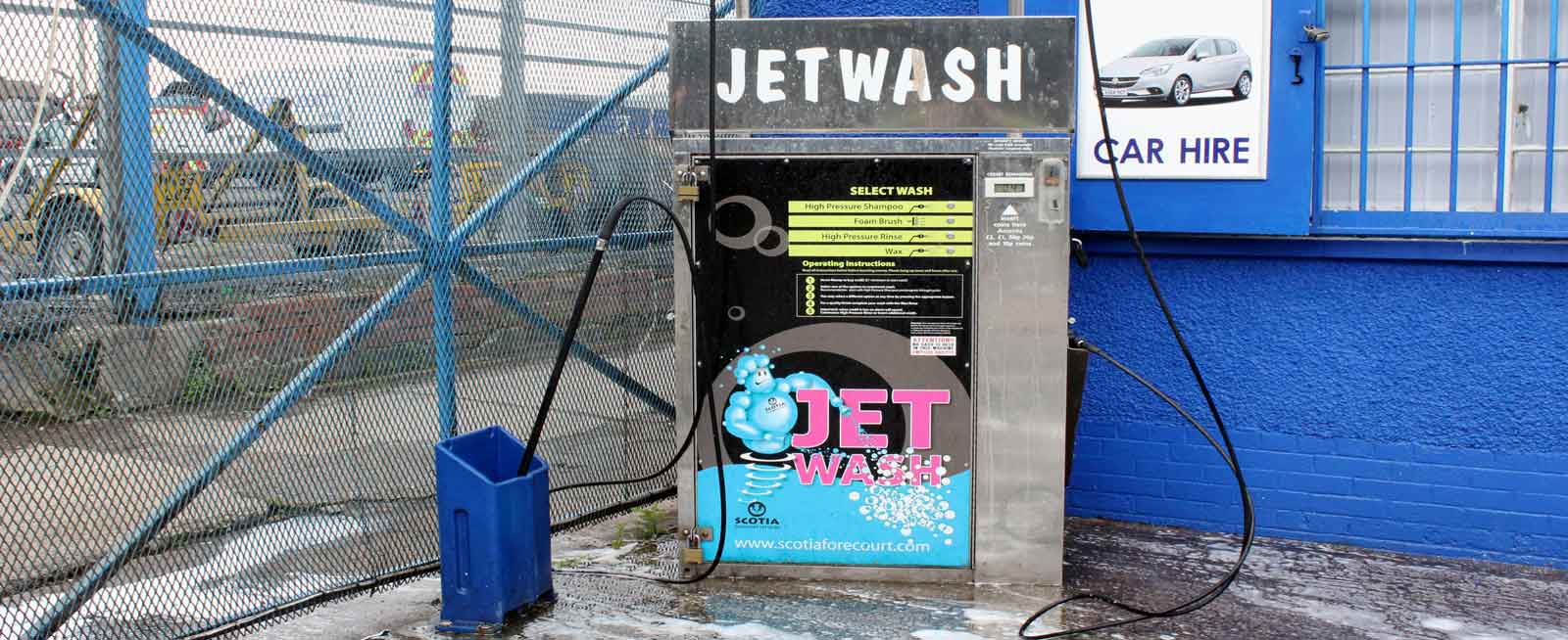 Car Jet Wash Scottish Blue Autocare